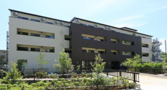 神奈川県鎌倉市 有料老人ホーム 2×4工法 4階建て耐火建築 70室 築11ヵ月 延床面積 2,384.02㎡