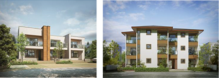 L50が標準採用される三井ホームの賃貸住宅デザインメゾン