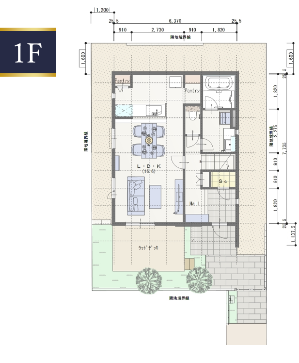 1F