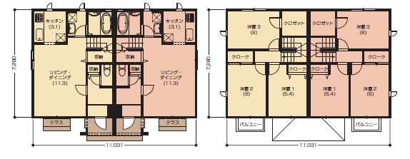 （1階）（2階）