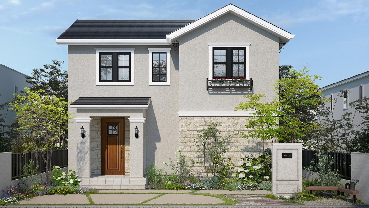 二階建て エレガントデザイン