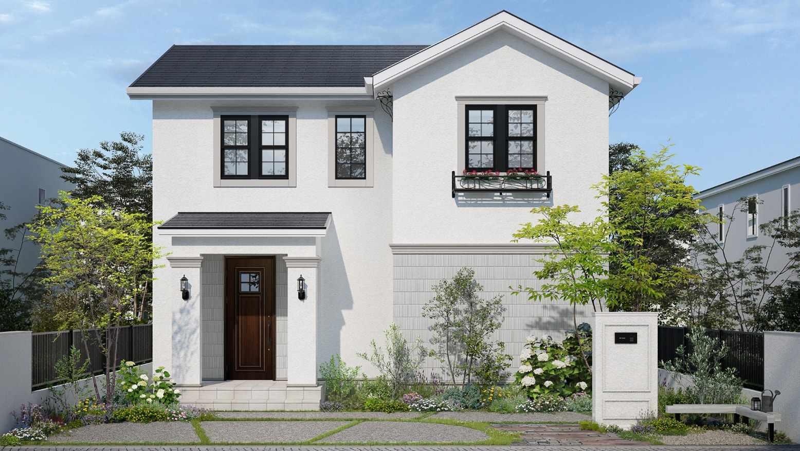 二階建て エレガントデザイン