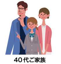 40代ご家族