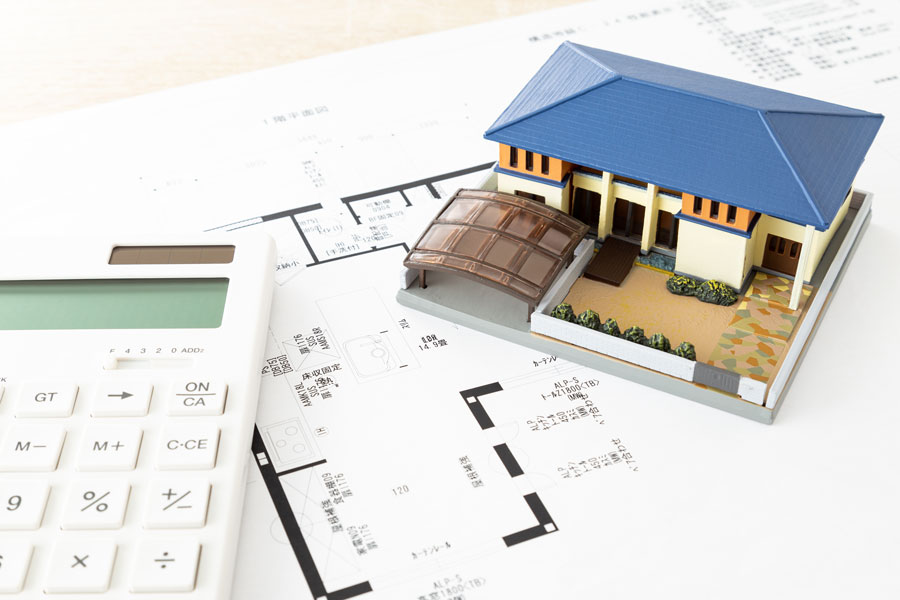 住宅模型と図面