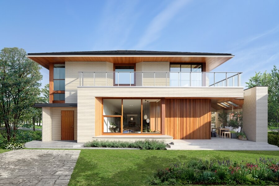 三井ホームの注文住宅の外観