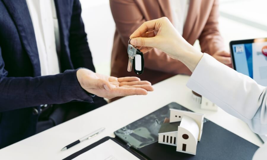住宅の契約イメージ