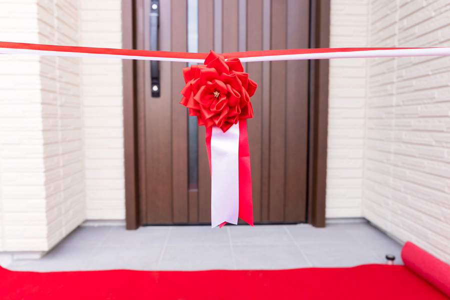 新築住宅の引き渡しのイメージ