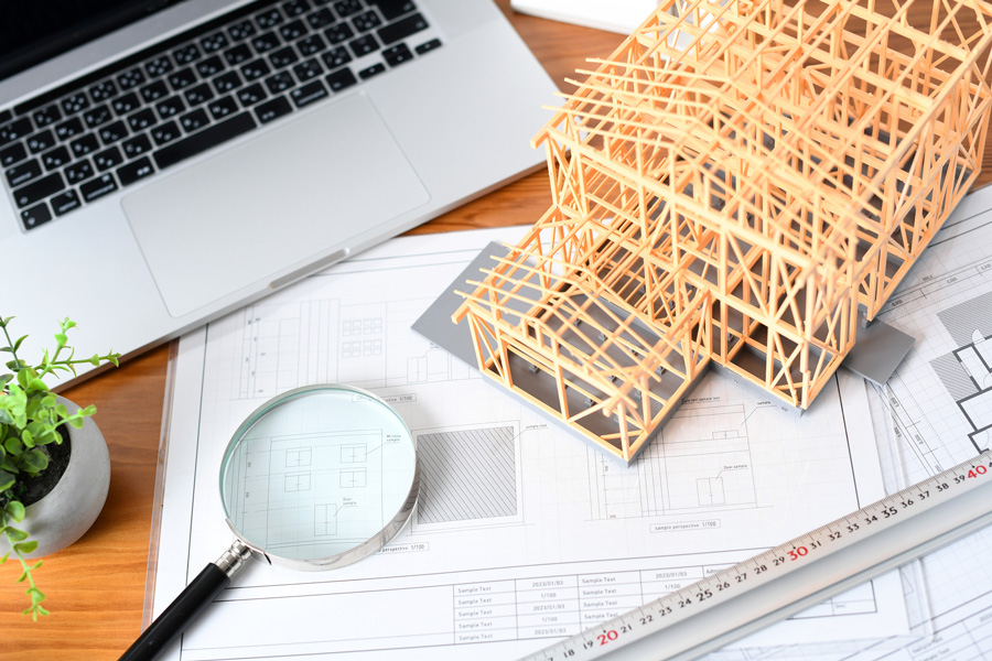 建物や住宅の調査・診断のイメージ